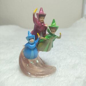 Disney Sleeping Beauty Flora Merryweather Fauna Fairy Godmothers PVC Figure